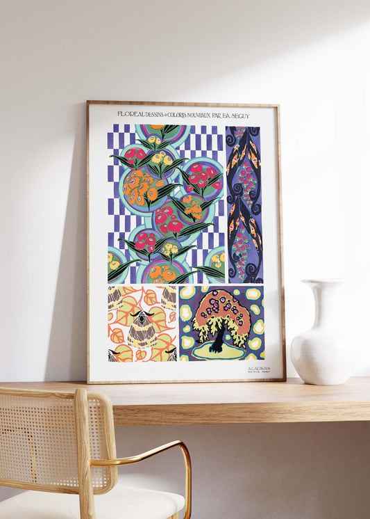 Floréal: Dessins & Coloris Nouveaux | Emile-Alain Séguy