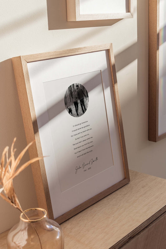 In Memory of | Personalised Memorial Wall Art