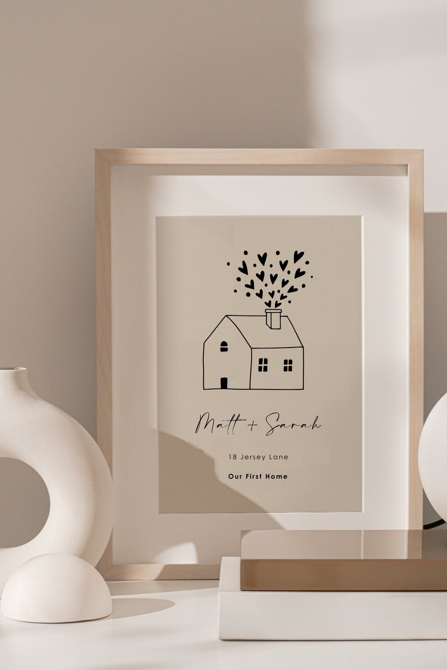 Personalised First Home Print