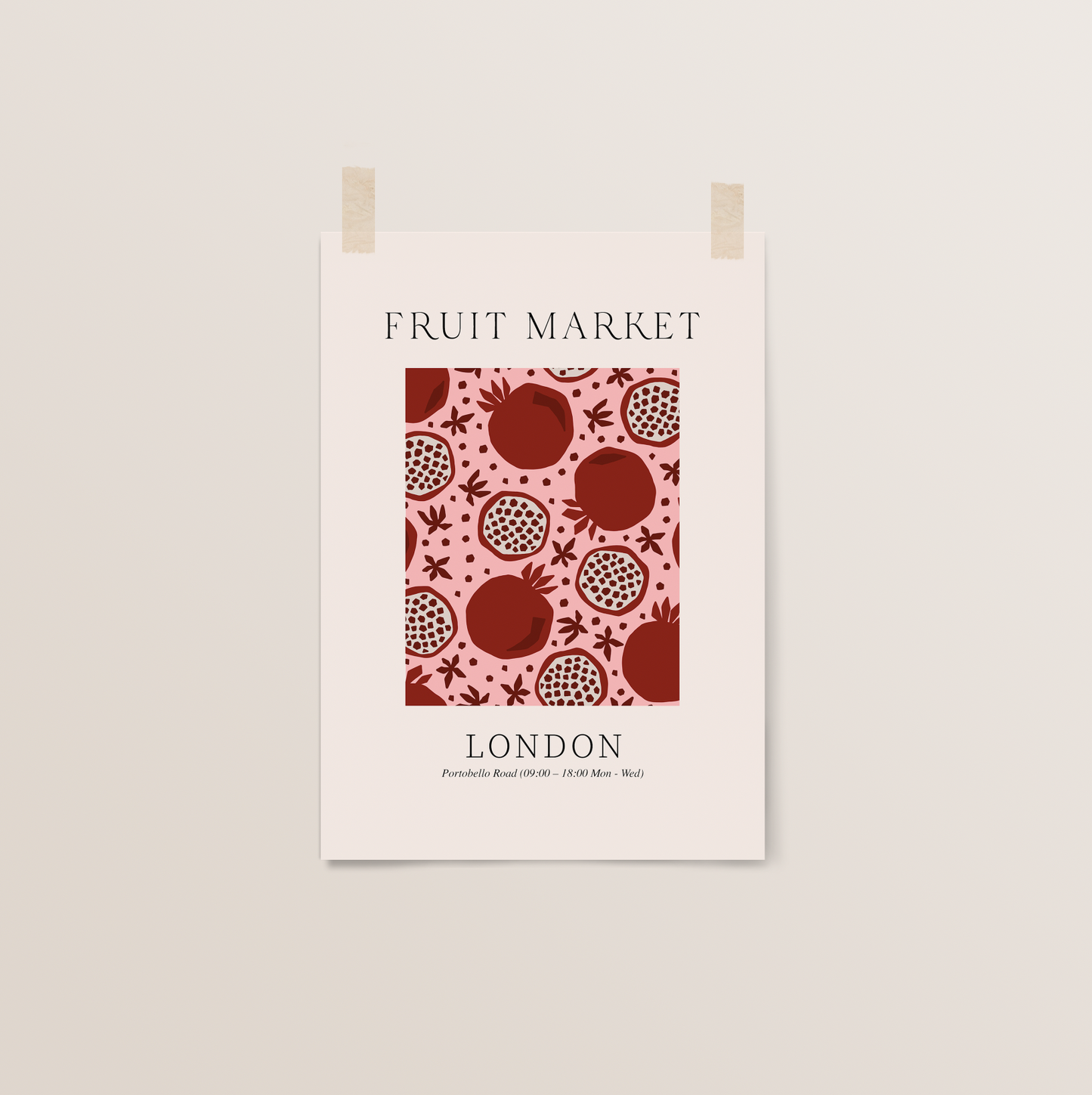 Fruit Market: Pomegranate | London