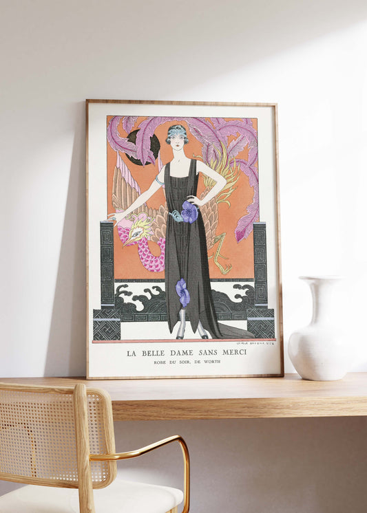La belle dame sans merci: Robe du soir, de Worth (1921) | George Barbier