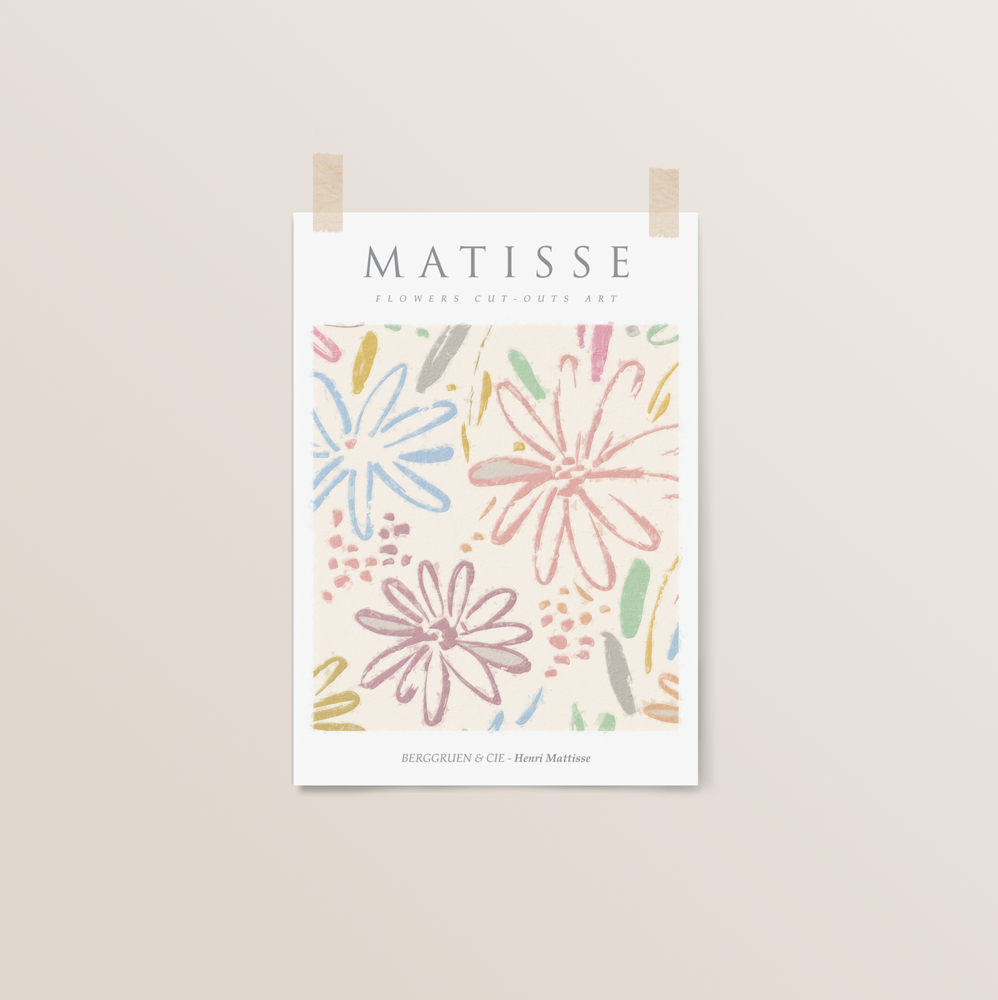 Flower Cut Out Art | Henri Matisse