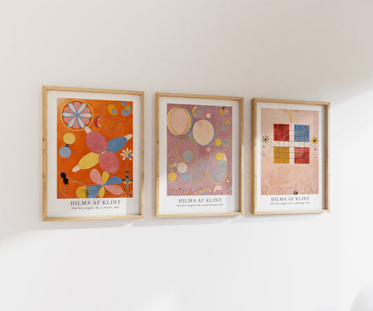 Hilma af Klint Print Set | Gallery Wall | Set of 3