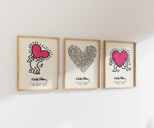 Keith Haring Print Set | Gallery Wall | Set of 3