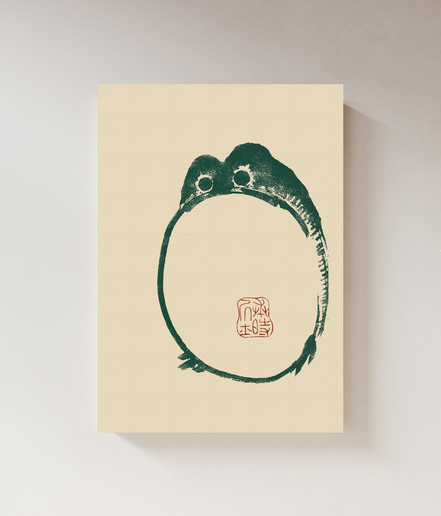 Grumpy Frog, 1814 | Matsumoto Hoji | Japanese Wall Art