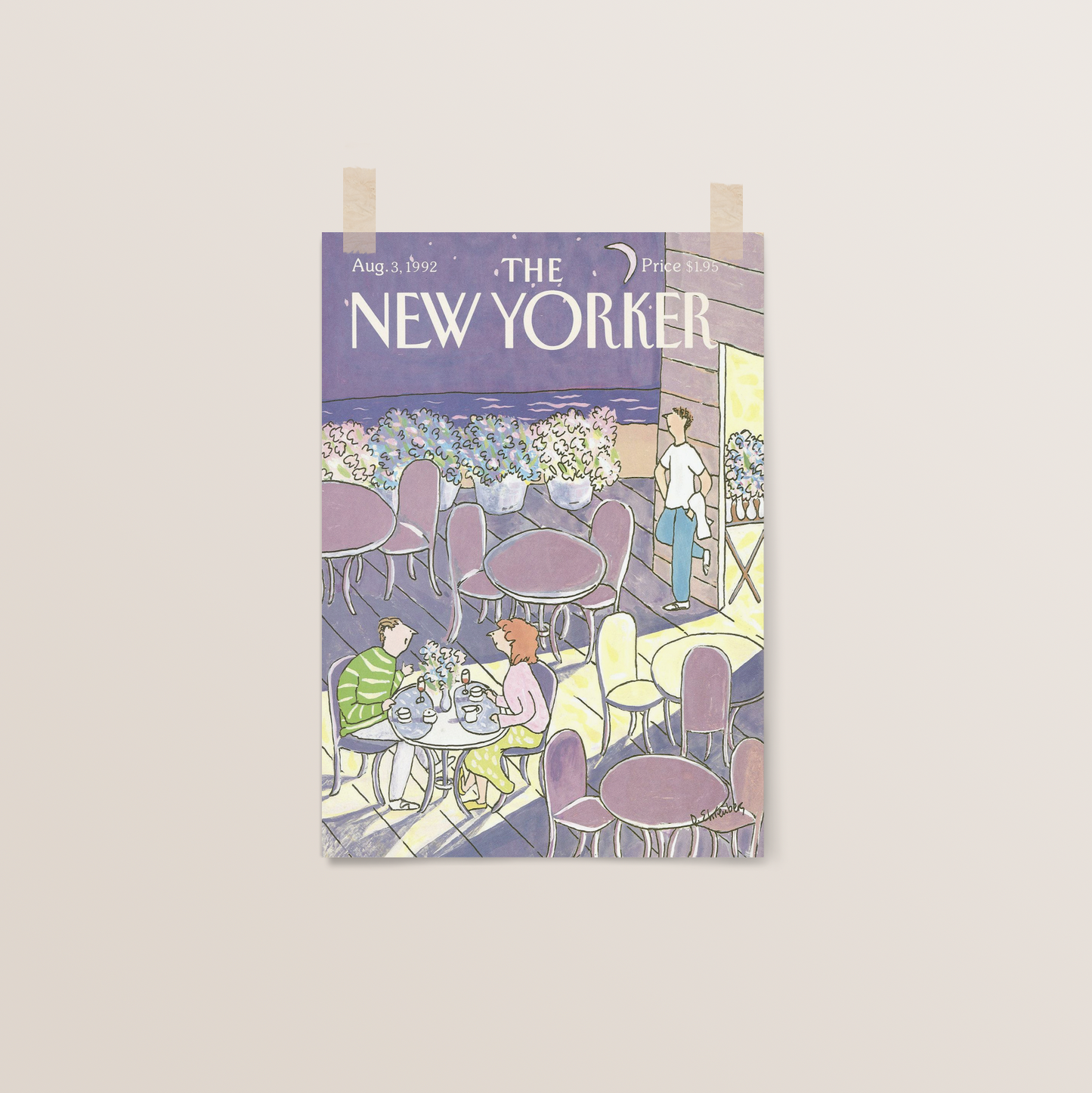 The New Yorker 1992 | Vintage Magazine Cover