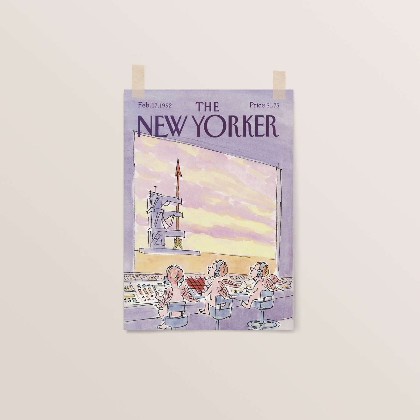 The New Yorker: Feb 1992 | Vintage Magazine Cover