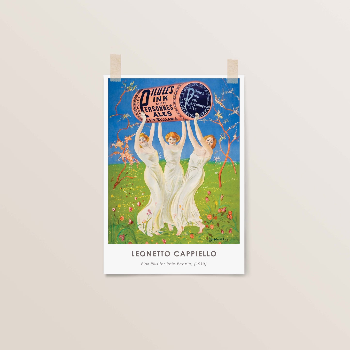 Pink Pills for Pale People | Leonetto Cappiello