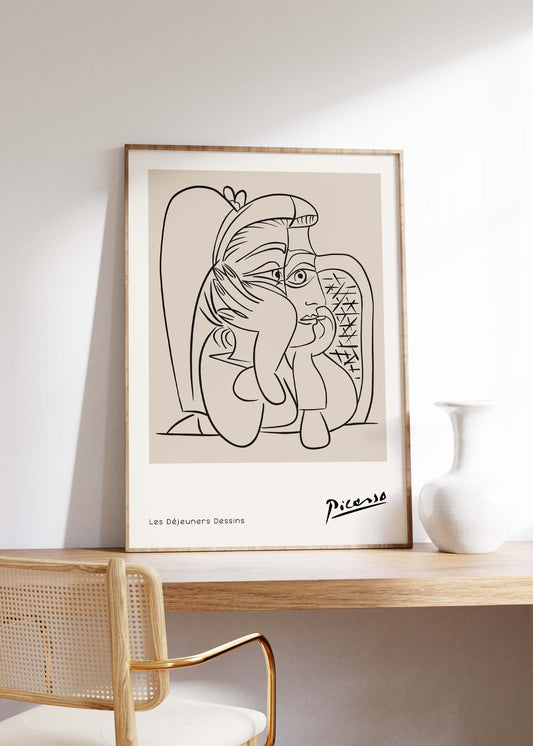 Portrait de Jacqueline Accoudée | Pablo Picasso