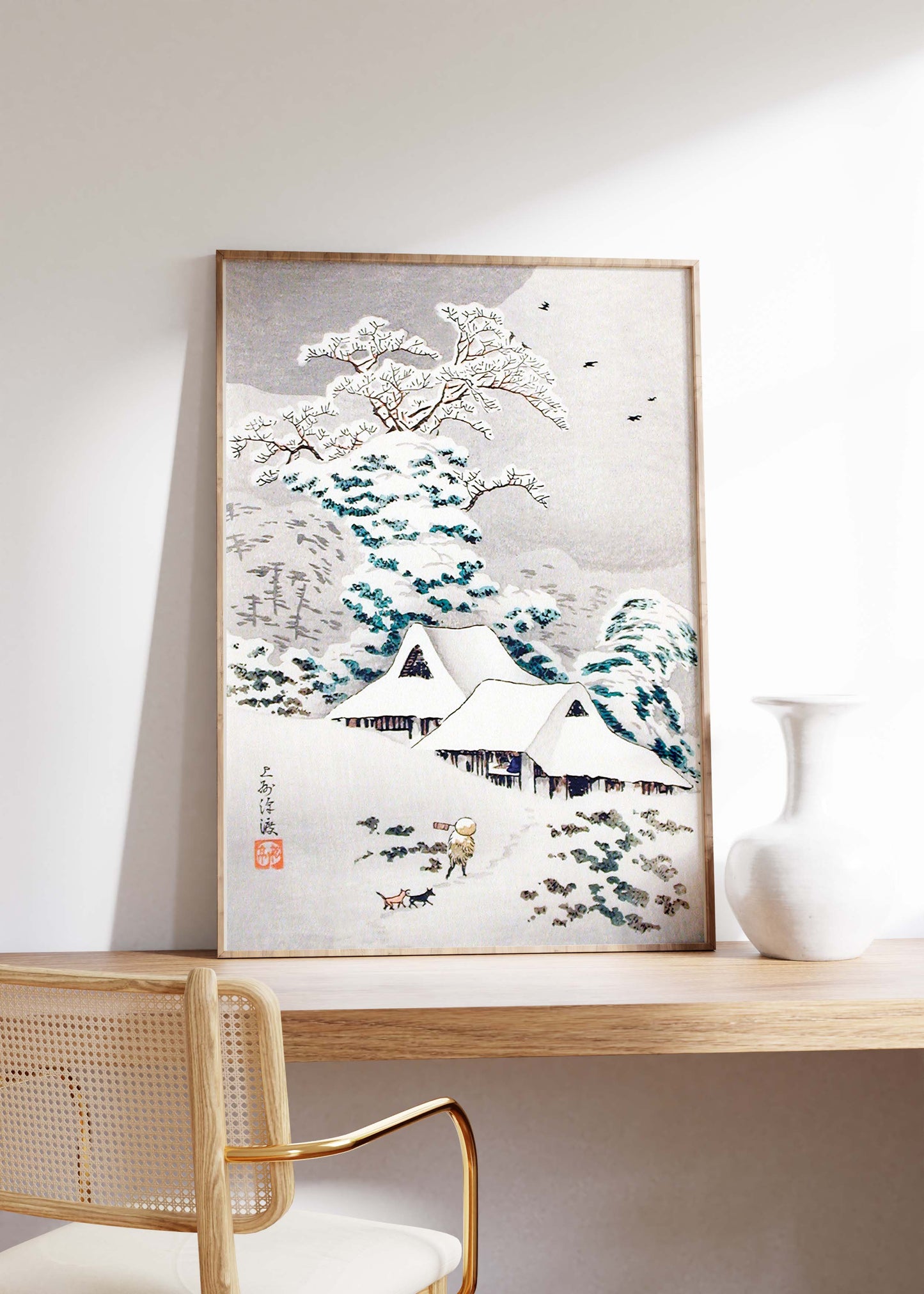 Sawatari in Snow (1936) | Hiroaki Takahashi | Japanese Wall Art