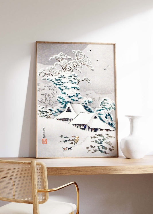 Sawatari in Snow (1936) | Hiroaki Takahashi | Japanese Wall Art