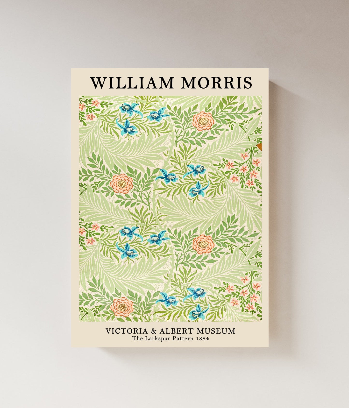 The Larkspur Pattern | William Morris Exhibition
