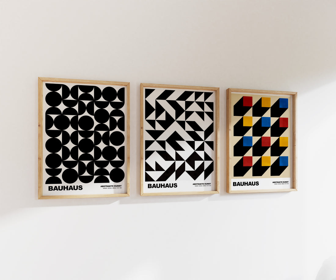 Bauhaus Print Bundle | Gallery Wall | Set of 3 – Studio93
