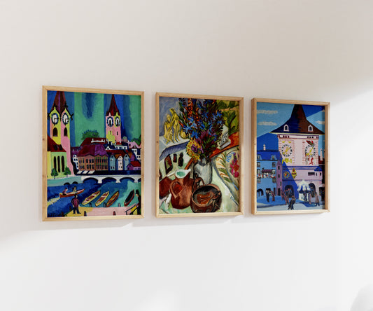 Ernst Ludwig Kirchner Print Bundle | Gallery Wall | Set of 3