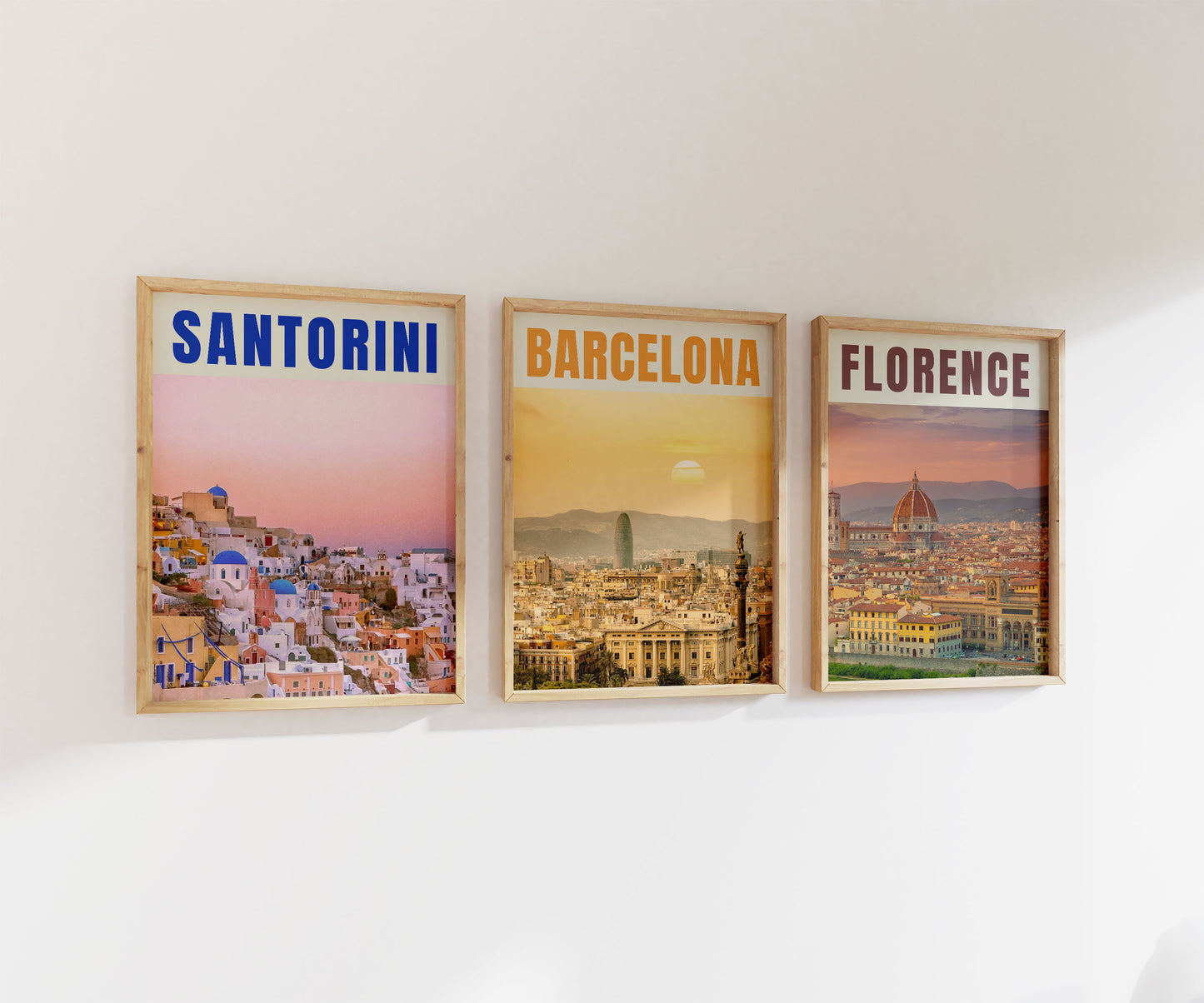 Euro Summer Print Bundle | Gallery Wall | Set of 3