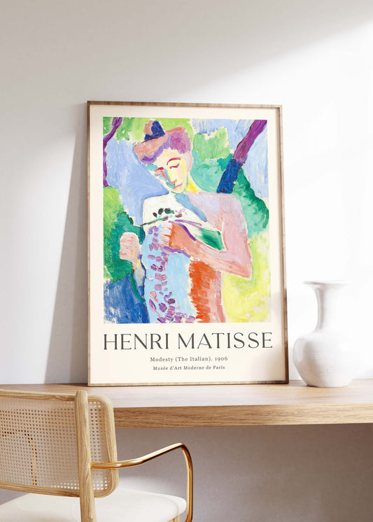 Modesty (The Italian) 1906 | Henri Matisse Wall Art