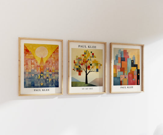 Paul Klee Print Bundle | Gallery Wall | Set of 3