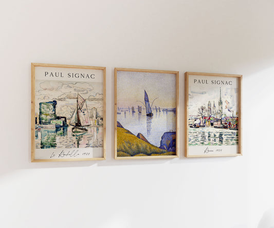 Paul Signac Print Bundle | Gallery Wall | Set of 3