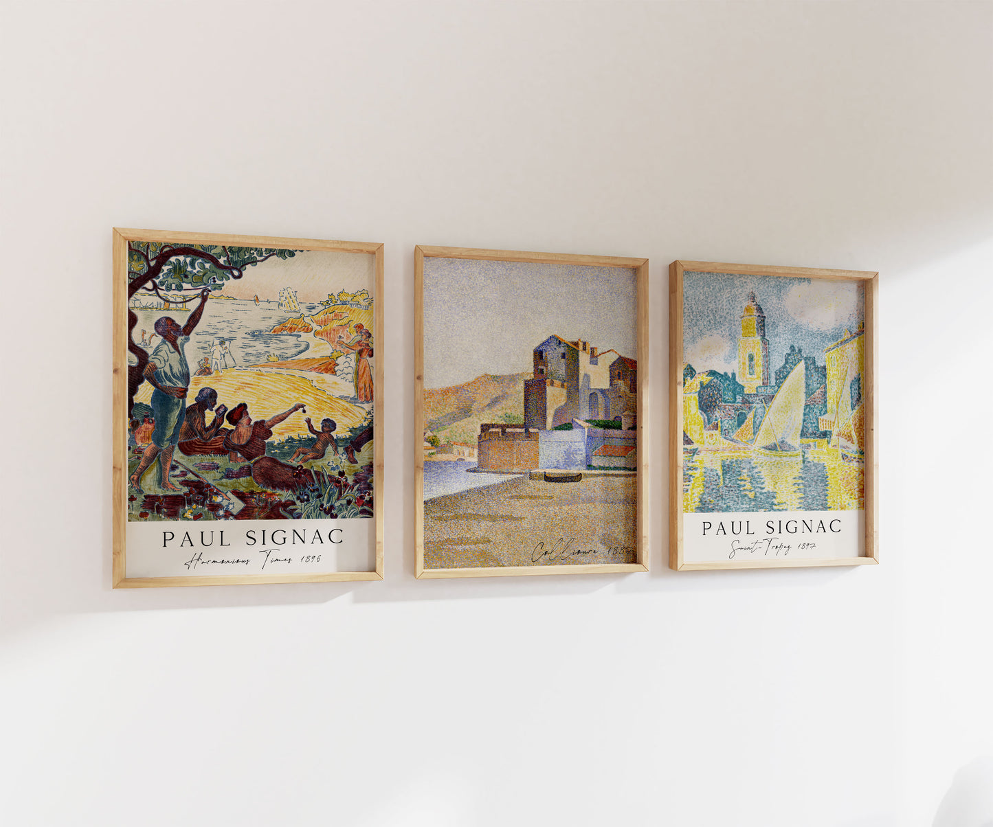 Paul Signac Trio | Gallery Wall | Set of 3