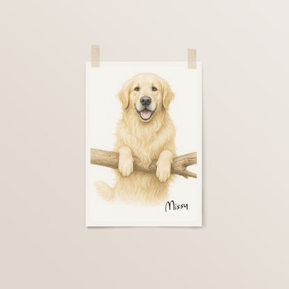 Custom Pet Portrait | Personalised Print