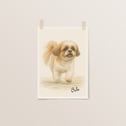 Custom Pet Portrait | Personalised Print