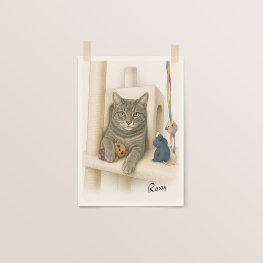 Custom Pet Portrait | Personalised Print