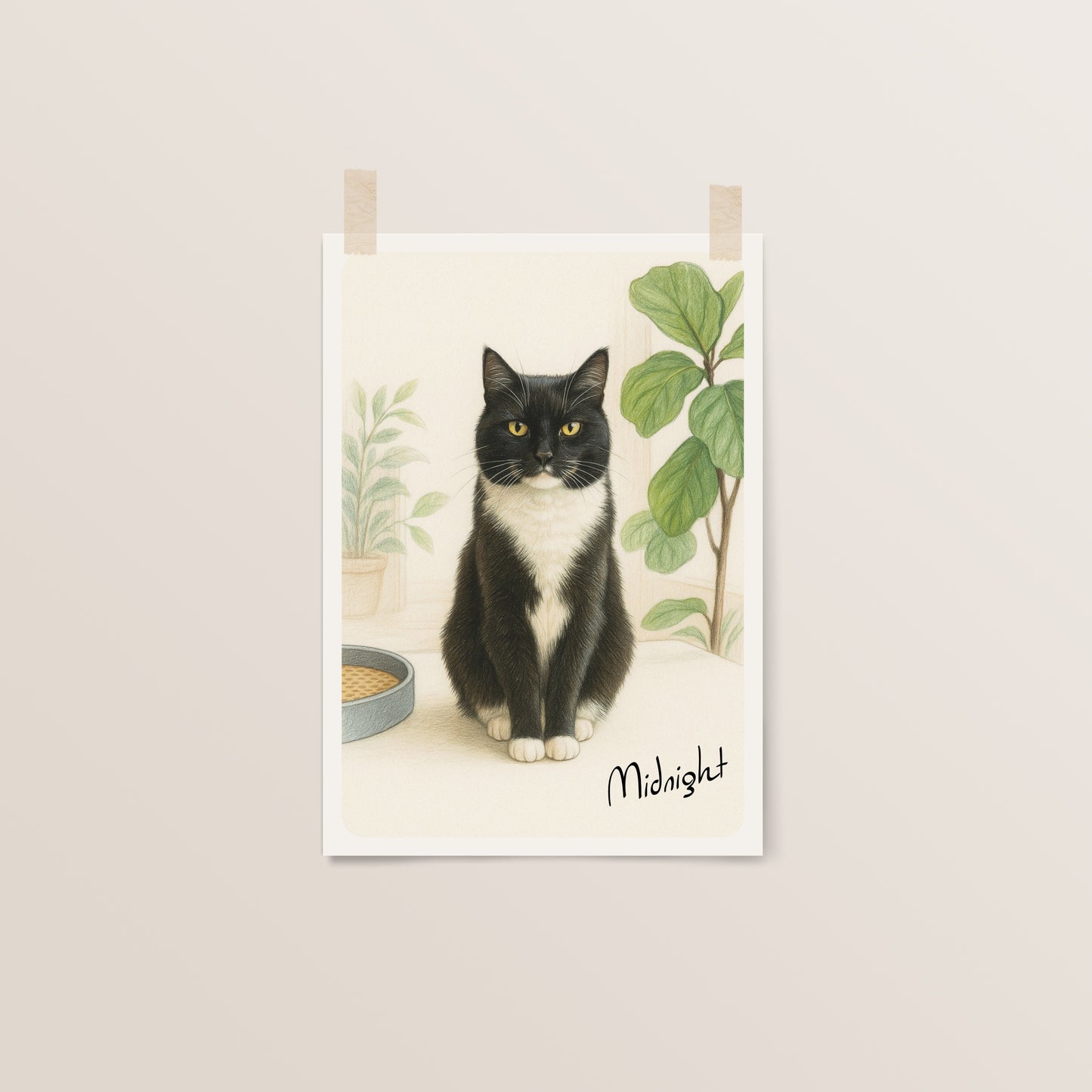 Custom Pet Portrait | Personalised Print