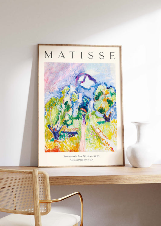 Promenade Des Oliviers - 1905  | Henri Matisse Wall Art