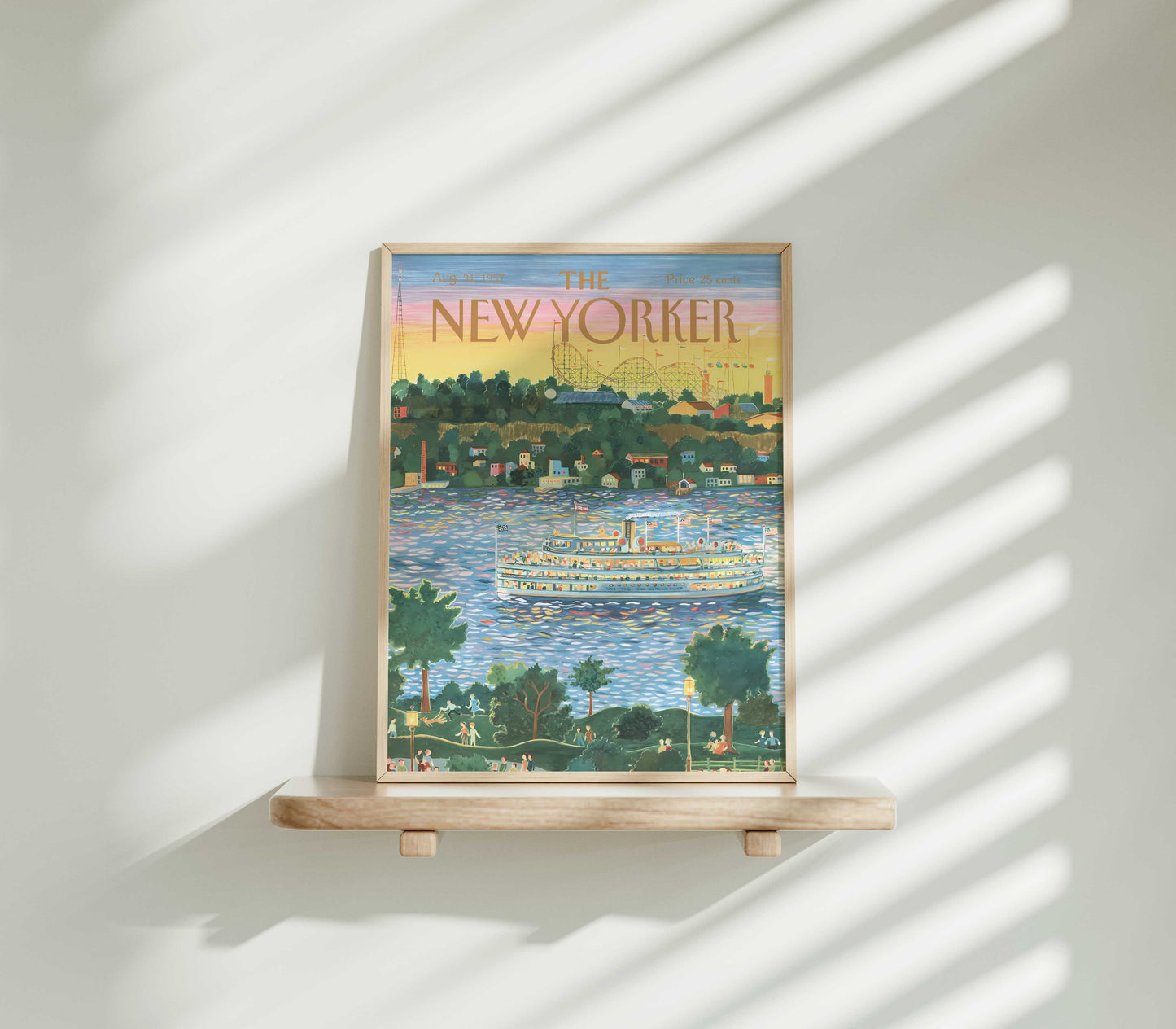 The New Yorker: August 1957 Print | Vintage Magazine Cover
