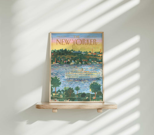 The New Yorker: August 1957 Print | Vintage Magazine Cover