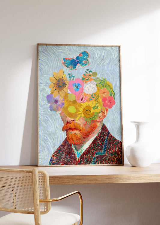 Eclectic Portrait Print | Vincent Van Gogh
