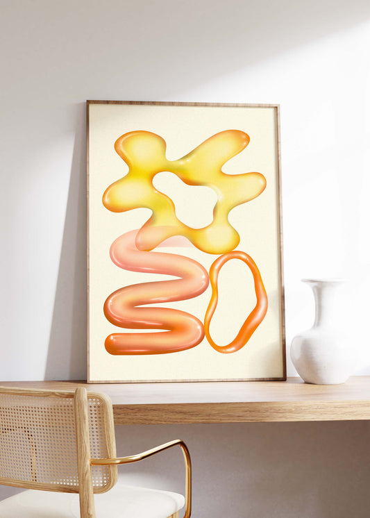 Psychedelic Shapes | Postmodern Art Collection