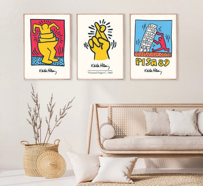 Keith Haring Print Set | Gallery Wall | Set of 3