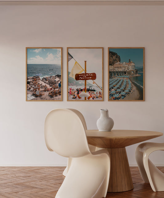 Positano, Amalfi Coast, Italy Print Set | Photography Collection