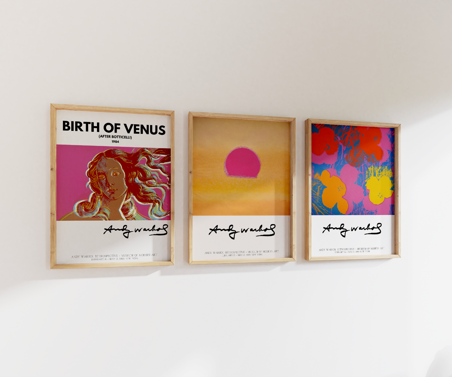 Andy Warhol Print Set | Gallery Wall | Set of 3