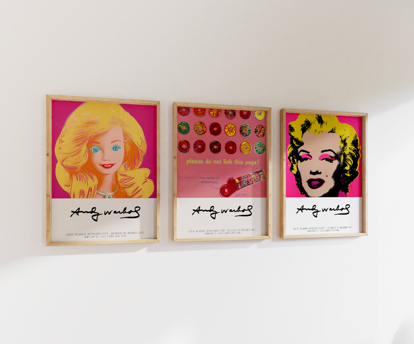 Andy Warhol Print Set | Gallery Wall | Set of 3