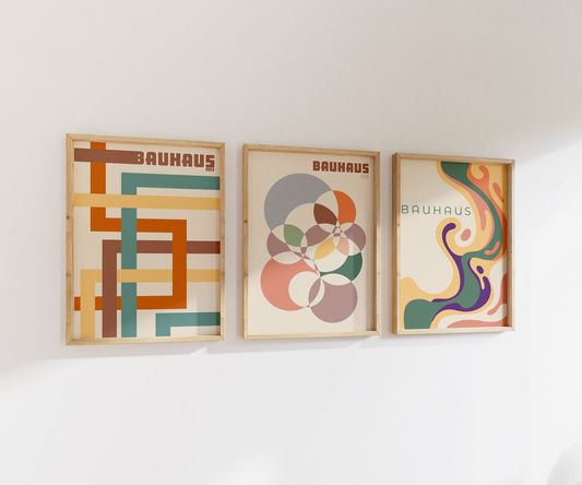 Bauhaus Print Bundle | Gallery Wall | Set of 3