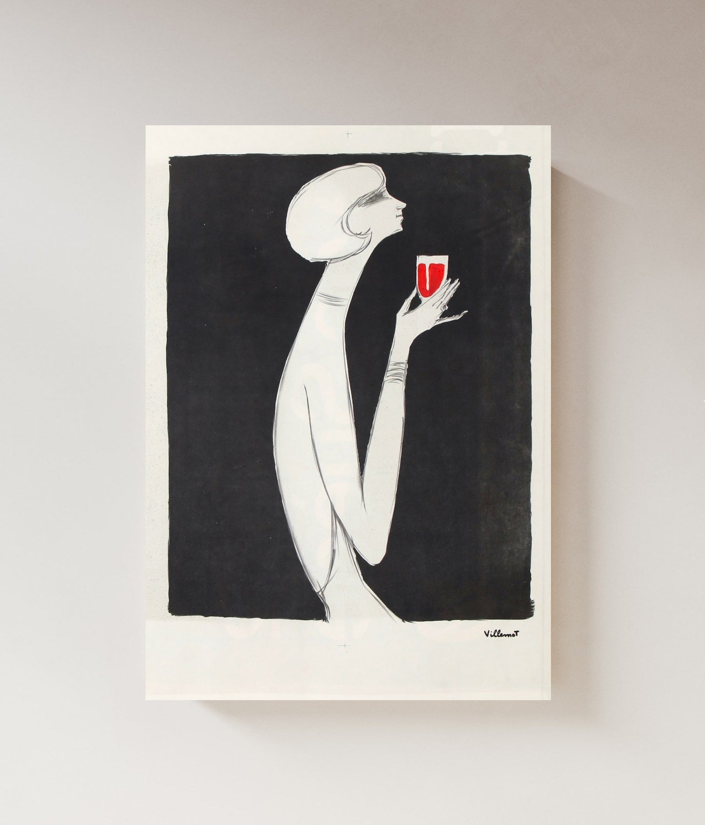 "Rouge Campari" Print | Bernard Villemot