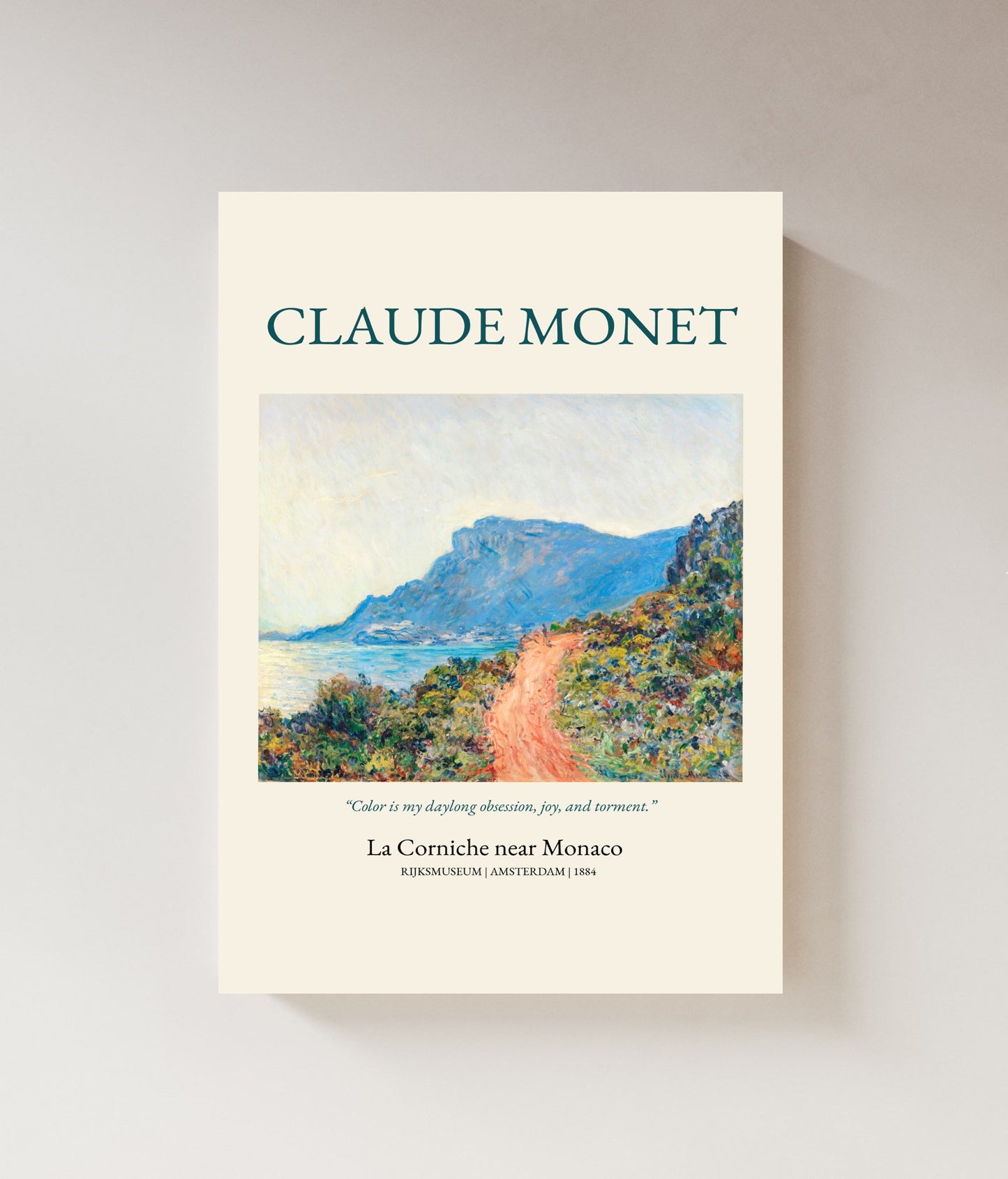 La Corniche near Monaco | Claude Monet Exhibition