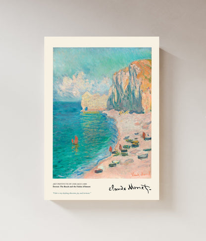 The Beach at Etretat | Claude Monet Exhibition