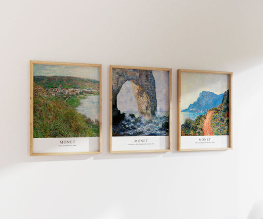 Claude Monet Print Set | Gallery Wall | Set of 3