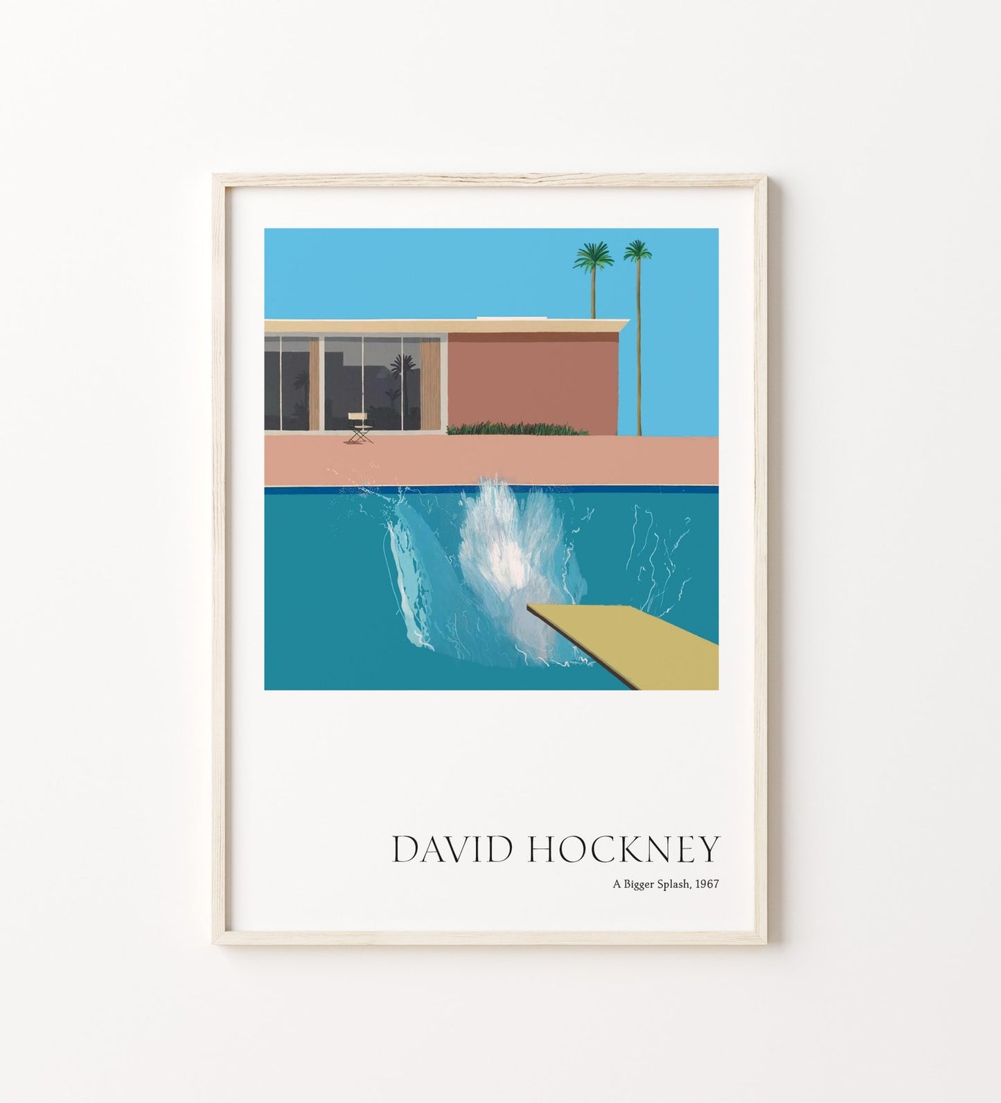 David Hockney Exhibition | 'A Bigger Splash' Print