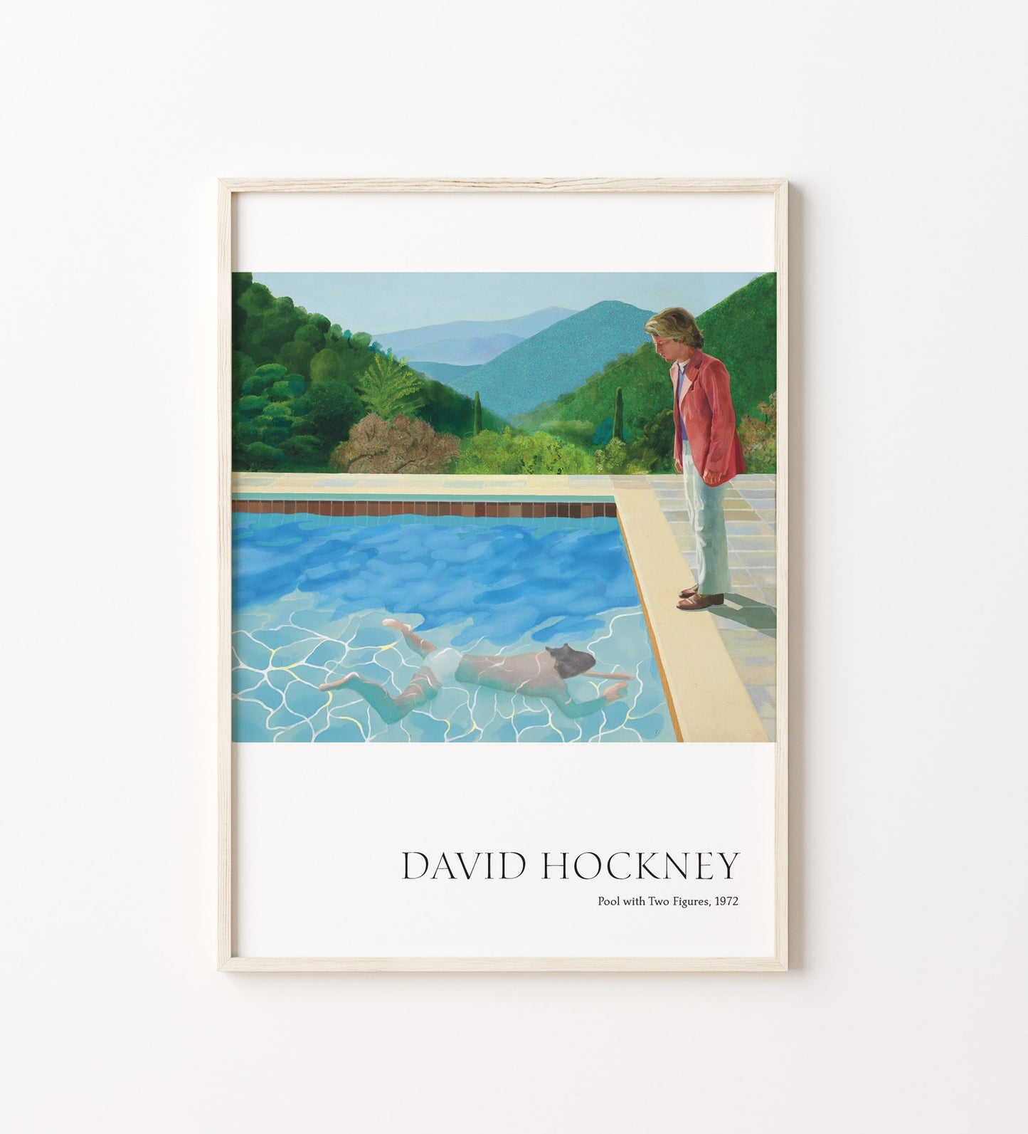 David Hockney Exhibition | 'Pool With Two Figures' Print