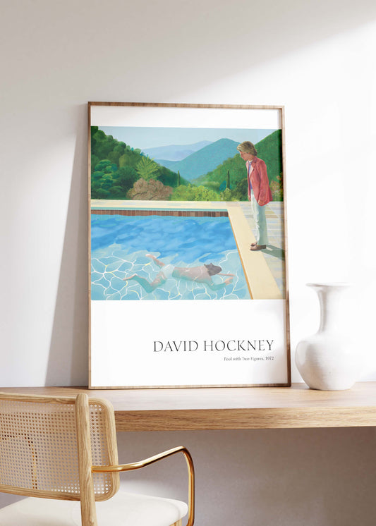 David Hockney Exhibition | 'Pool With Two Figures' Print