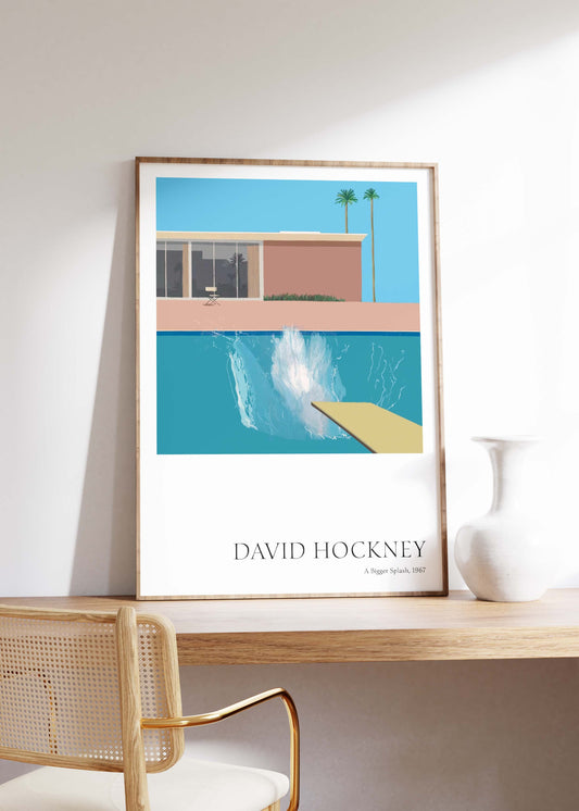 David Hockney Exhibition | 'A Bigger Splash' Print