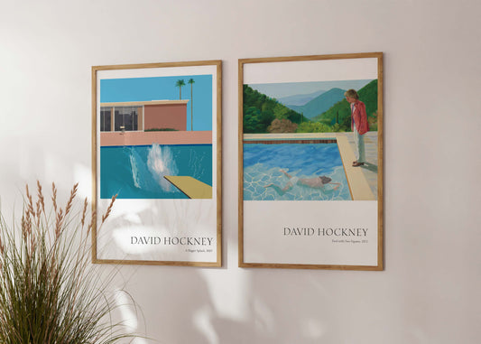 David Hockney Print Set | Gallery Wall | Set of 2