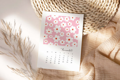 The Flower Market Print Collection | Desk Calendar