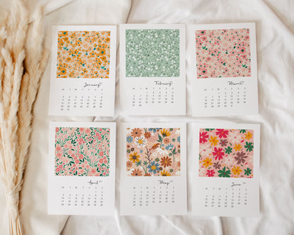 The Flower Market Print Collection | Desk Calendar