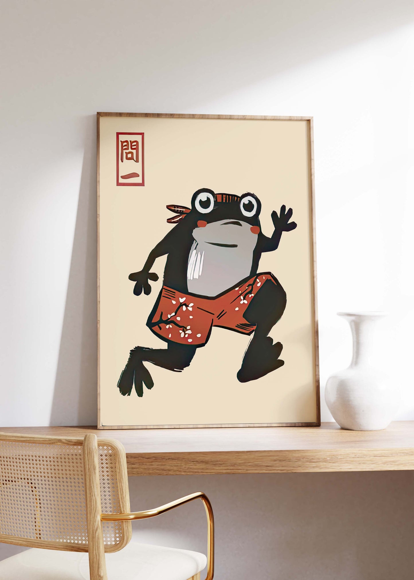 Dressed Frog | Matsumoto Hoji | Japanese Wall Art