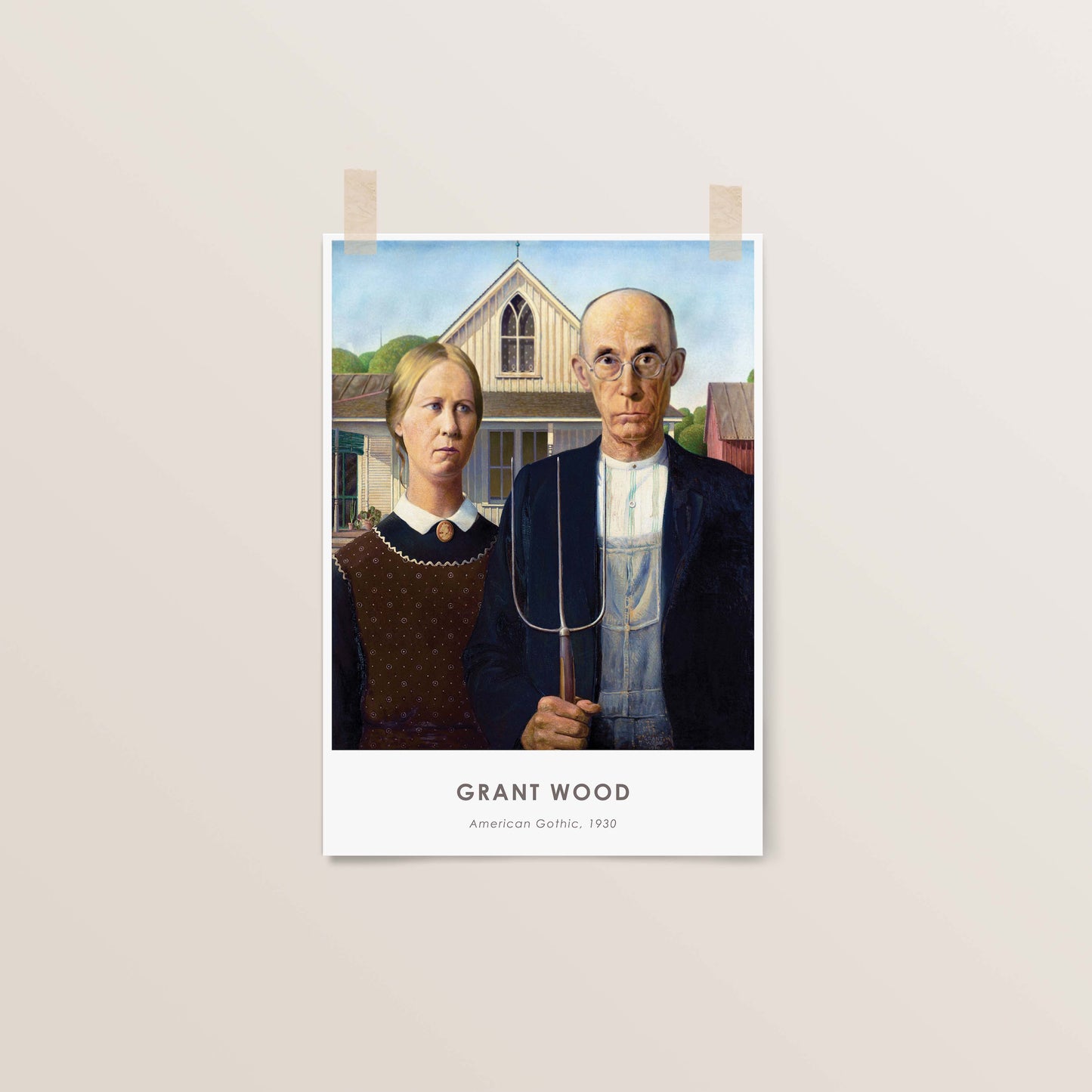 American Gothic Print | Grant Wood